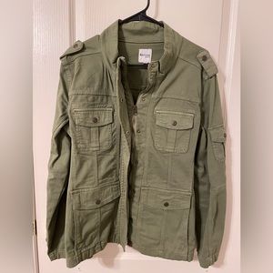 Kensie Jeans Women’s Utility Military Jacket Olive green